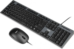 IBOX IKMS606 Keyboard and Mouse Set USB, Black, 800 DPI