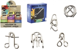 casse-tête en métal assorti en boîte 5 × 5 cm