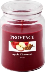 Duftkerze im Glas Apfel und Zimt PROVENCE 95 Stunden