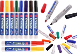 Set of Colored Whiteboard Markers, 8 pcs