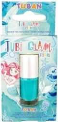 Pearlescent nail polish Tubi Glam turquoise