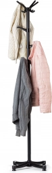 Standing clothes rack, black metal