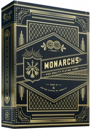 Playing Cards Monarchs Black