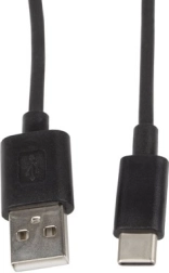 Lanberg USB-C to USB-A cable 1.8 m, USB 2.0, black - 1 pc