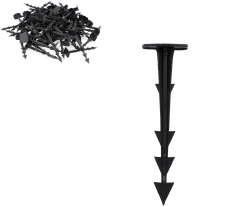 Lot de 100 piquets pour fixer l’agrotextile 12,5 cm