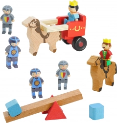 Jeujura Wooden Figures King, Queen and Knights