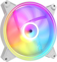 White 140mm ARGB Fan Volcano Apex