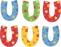 Bigjigs Toys Houten Sterretjes Letter U