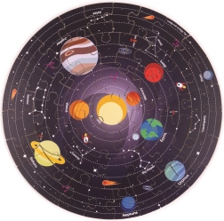 Round Floor Puzzle Solar System 50 Pieces