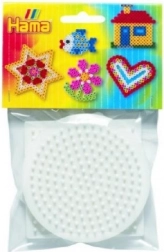 Bügelperlen-Steckplatten Hama MIDI – Kreis, Quadrat und Sechseck, 3 Stk.