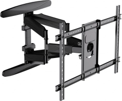 Support mural pour TV 40–75" avec bras articulé, inclinaison et rotation, VESA 600×400