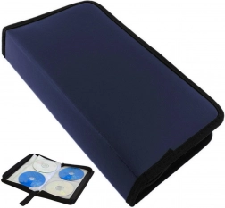 Étui pour 80 CD/DVD de couleur bleue