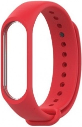 Siliconen bandje voor Xiaomi Mi Band 5 / Xiaomi Mi Band 6 - rood