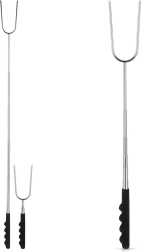 Teleskopische Grillgabel 24–72 cm aus Edelstahl
