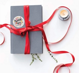 Decorative thank-you stickers - design 3, 500 pieces