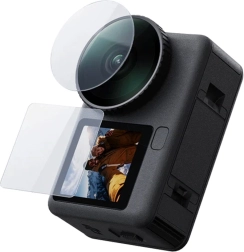 Kit de verres trempés Telesin pour DJI Osmo Action 6 (objectif et écrans)