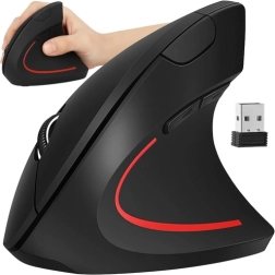 Kabellose vertikale ergonomische Maus IZOXIS 2,4 GHz USB