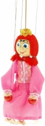 Marionnette princesse en bois