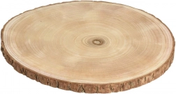 Holzscheibe mit Rinde 32–37 cm