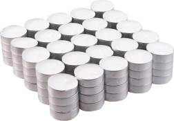 Bougies chauffe-plat blanches sans parfum - 100 pièces – Blanche 20 pièces
