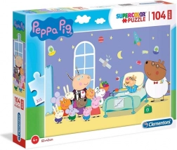 Puzzle Supercolor Maxi 104 Peppa Pig