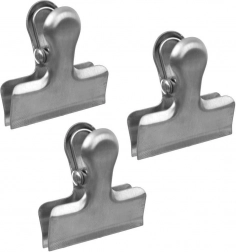 Clips für Gewürzbeutel, Edelstahl, 3 Stk.