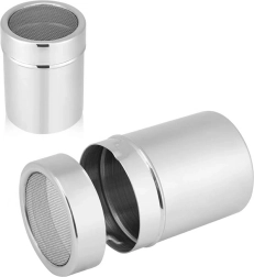 Da290 container with sieve for cocoa sugar