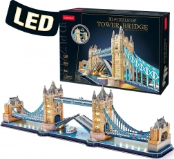 Illuminated 3D Puzzle Tower Bridge - 222 Pieces