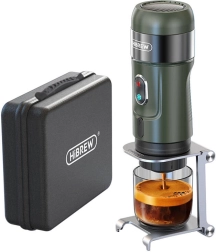 Draagbare 3-in-1 koffiemachine HiBREW met etui