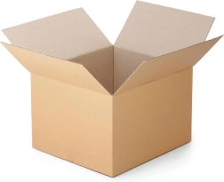 Boîte carton à rabats 300 × 200 × 100 mm, triple cannelure