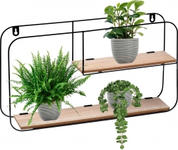 Wandregal aus Metall 52 × 10,5 × 29 cm