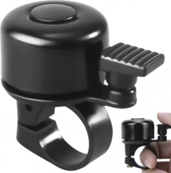 Schwarze Fahrradklingel