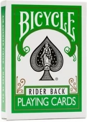 BICYCLE Green Deck – green playing cards, poker size
