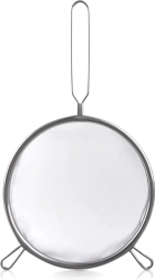 Küchensieb aus Edelstahl mit langem Griff 24,5 cm