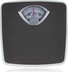 Mechanische personenweegschaal 130 kg – zwart