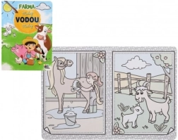 Cahier de coloriage Peins avec de l’eau – Ferme