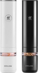 Set aus 2 elektrischen Gewürzmühlen ZWILLING Enfinigy, schwarz und weiß