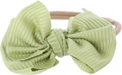 Kinderhaarband met strik - groen