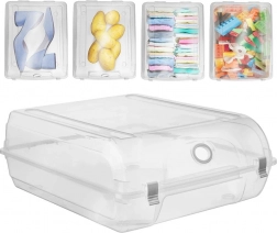 Verschließbare transparente Schuhbox 37 × 29 × 13 cm