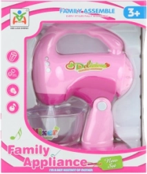 Batteur pour enfants en plastique à piles avec lumière et son