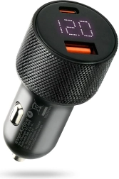 Auto-Ladegerät EVERACTIVE 75 W mit USB‑C PD und USB‑A QC 3.0