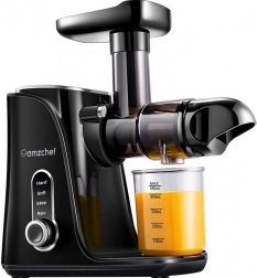 Extracteur de jus à rotation lente noir AMZCHEF