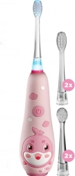 Sonic Kinderzahnbürste Baby KIDO SMILE für Kinder 1–5 Jahre, rosa