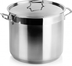 Stainless steel pot with lid ANETT 28 cm, 14 l