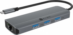 Desktop Docking Station 6-in-1 with HDMI, USB, PD, and LAN