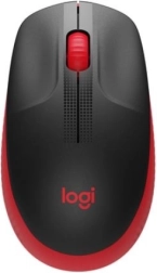 Wireless Mouse Logitech M190 Red
