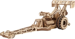 Ugears wooden mechanical dragster model