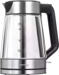 Glass electric kettle 1.7 L MCZ-122 with blue backlight