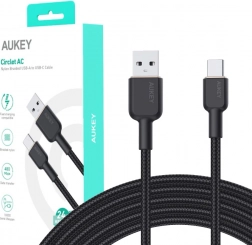 AUKEY Nylon USB-C to USB-A Cable 1.8m