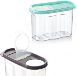 Vorratsdose für Schüttgüter mit Spender und Messskala 1,2 l